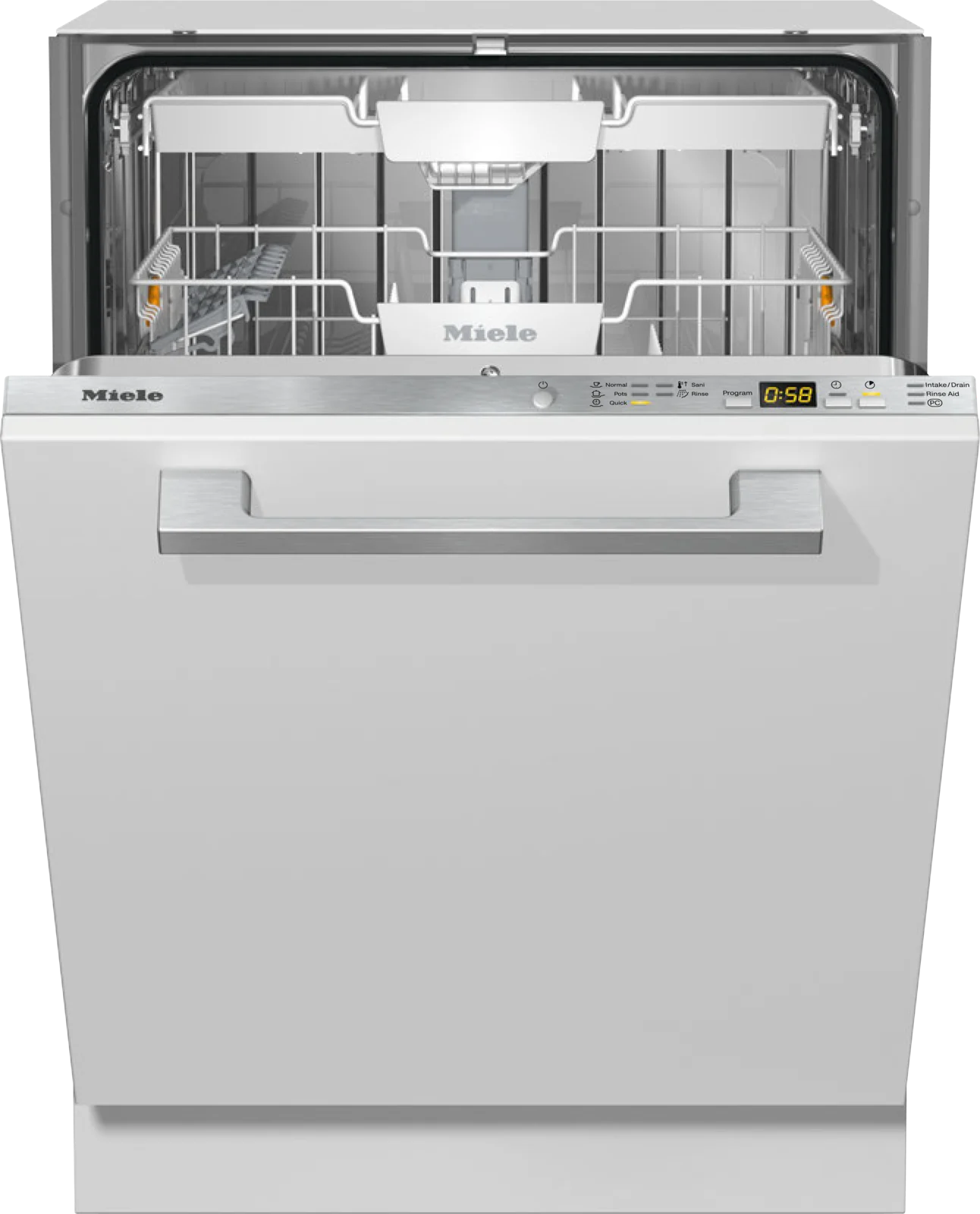 Miele fully integrated residential dishwasher